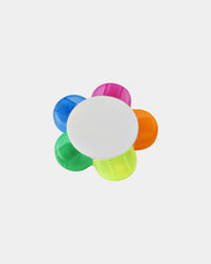 Surligneur Flower 5 couleurs plastique à personnaliser - Blanc