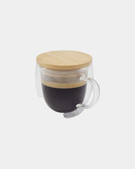 Tasse en verre isotherme 250ml à personnaliser - Translucide