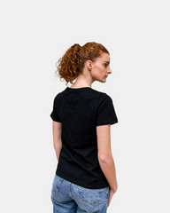 T-shirt femme col V Made in France à personnaliser