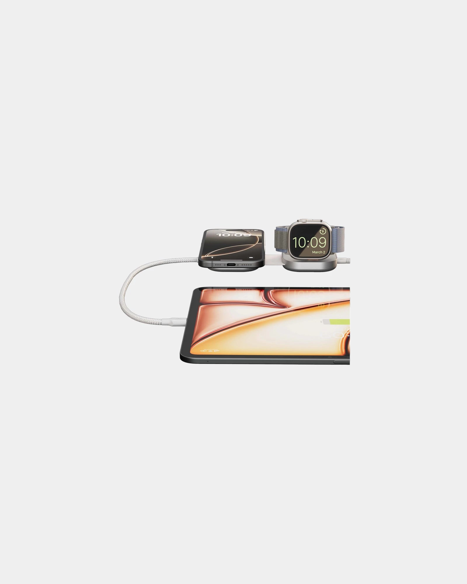 Câble de charge USB-C aluminium Zens Pro 3 à personnaliser - 1