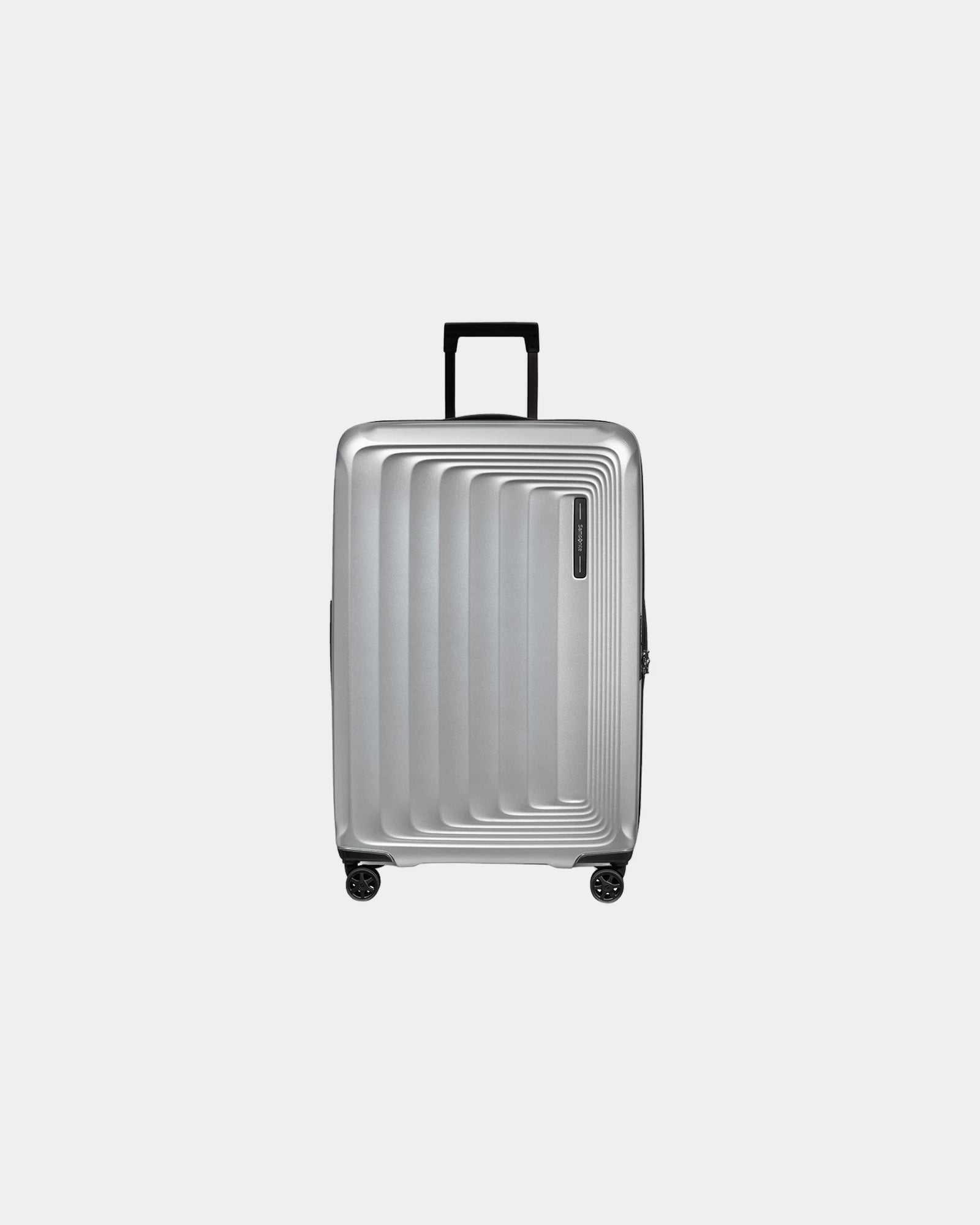 Valise rigide extensible Samsonite Nuon 75 cm à personnaliser - Argent