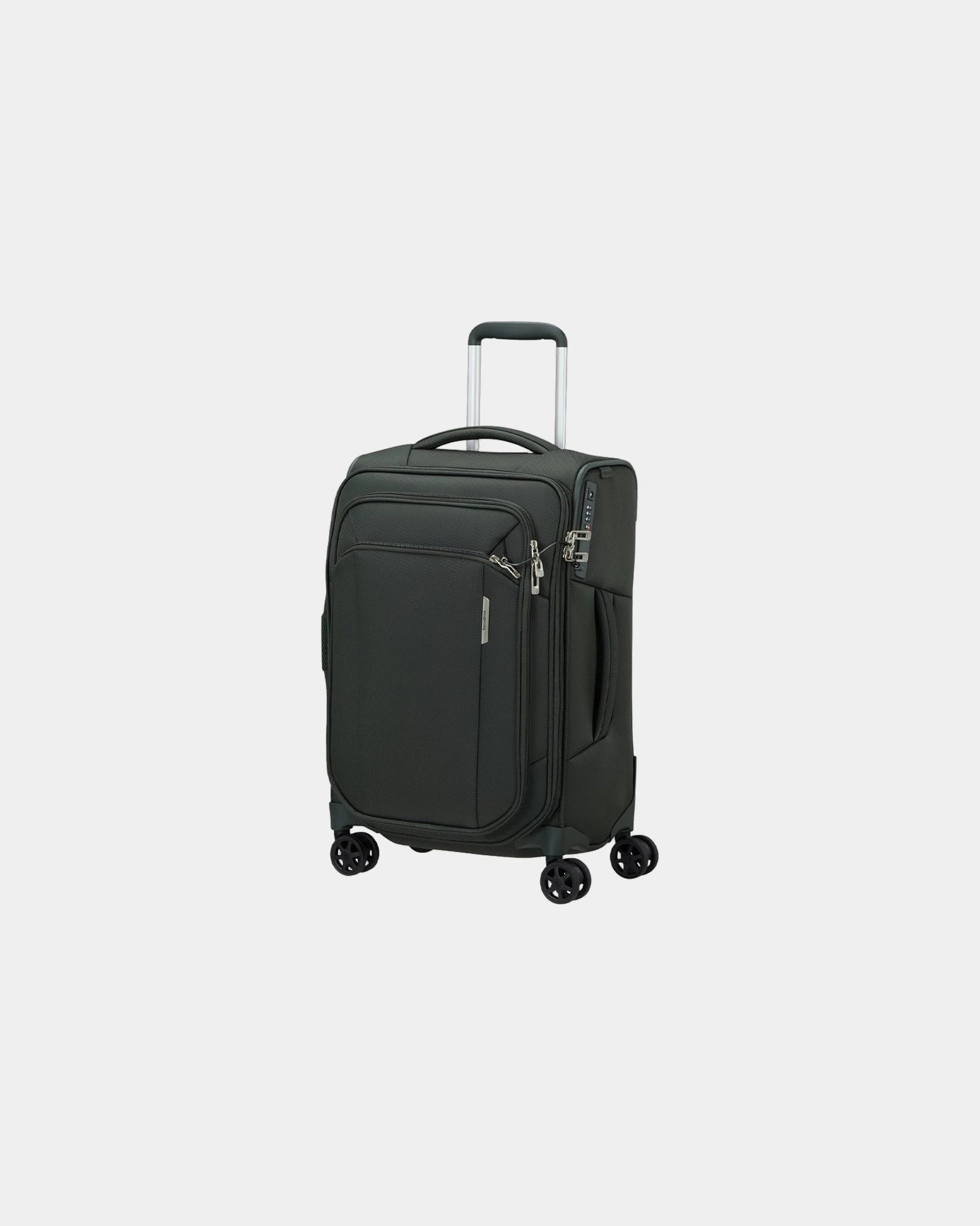 Valise souple recyclée Samsonite RESPARK 55 cm - Vert Foncé