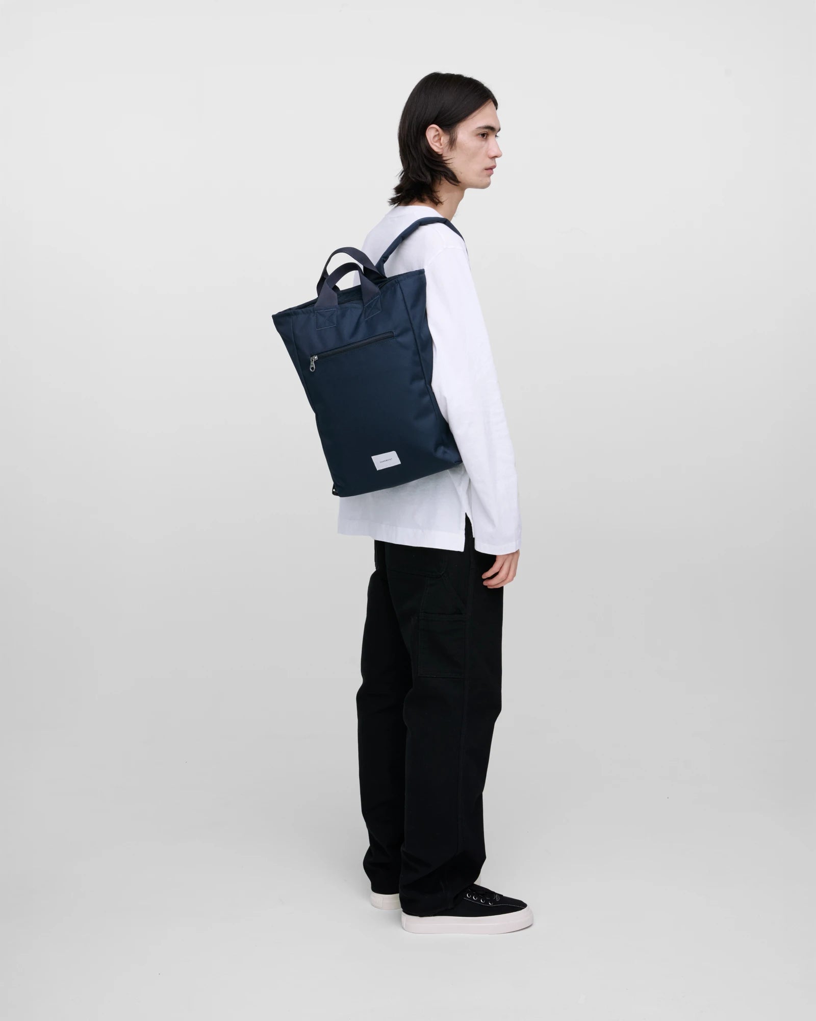 Sac à dos polyester recyclé Sandqvist Ground à personnaliser - 5