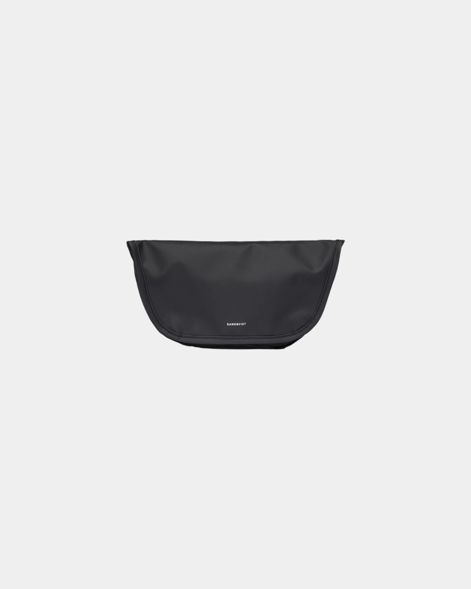 Sac messenger recyclé Sandqvist Stream Mini à personnaliser - Black