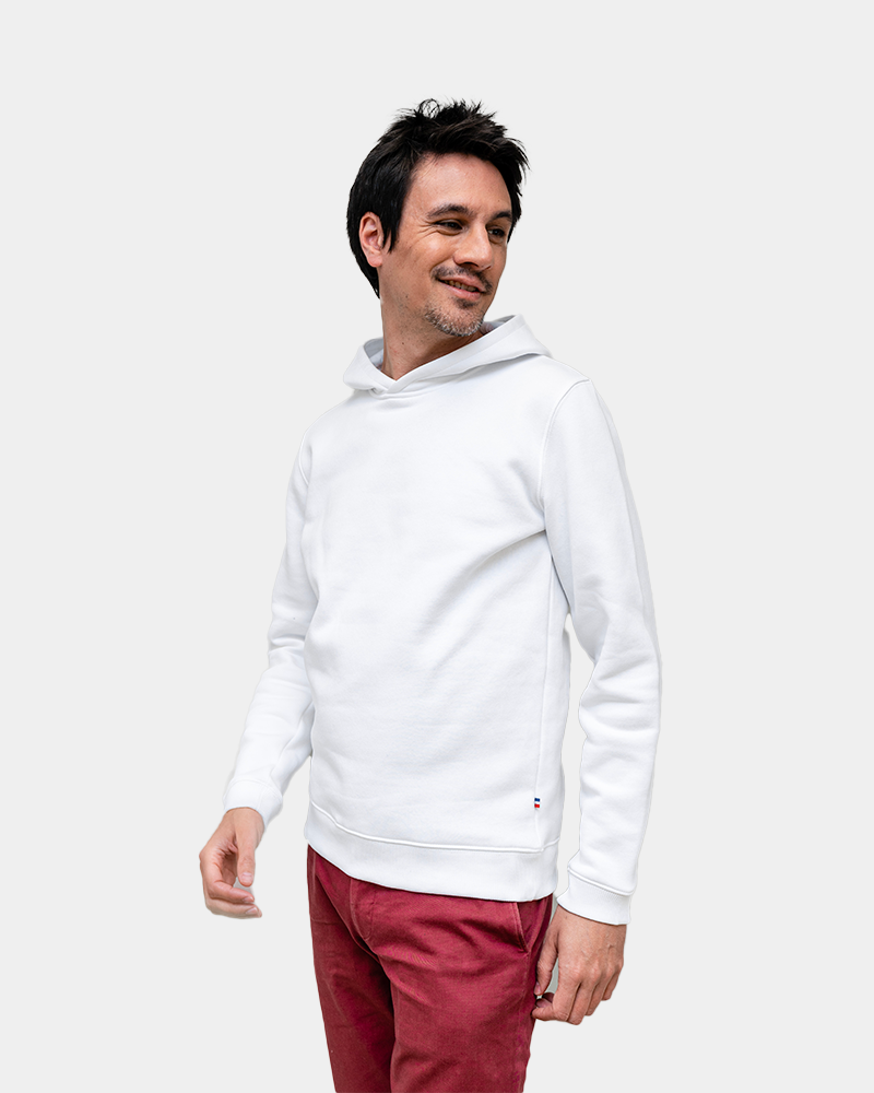 Sweat à capuche homme Made in France à personnaliser