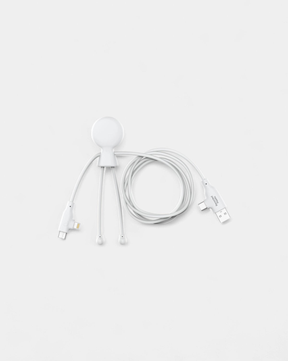 Câble 60W 3 en 1 en plastique recyclé à personnaliser