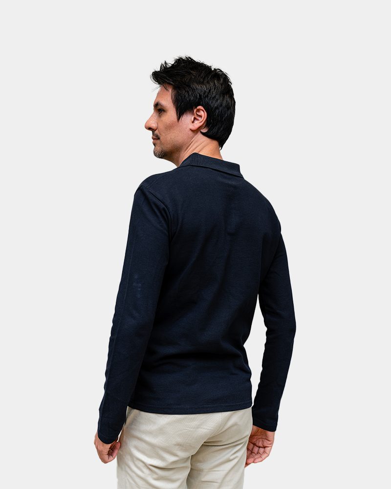 Polo Homme manche longue à personnaliser