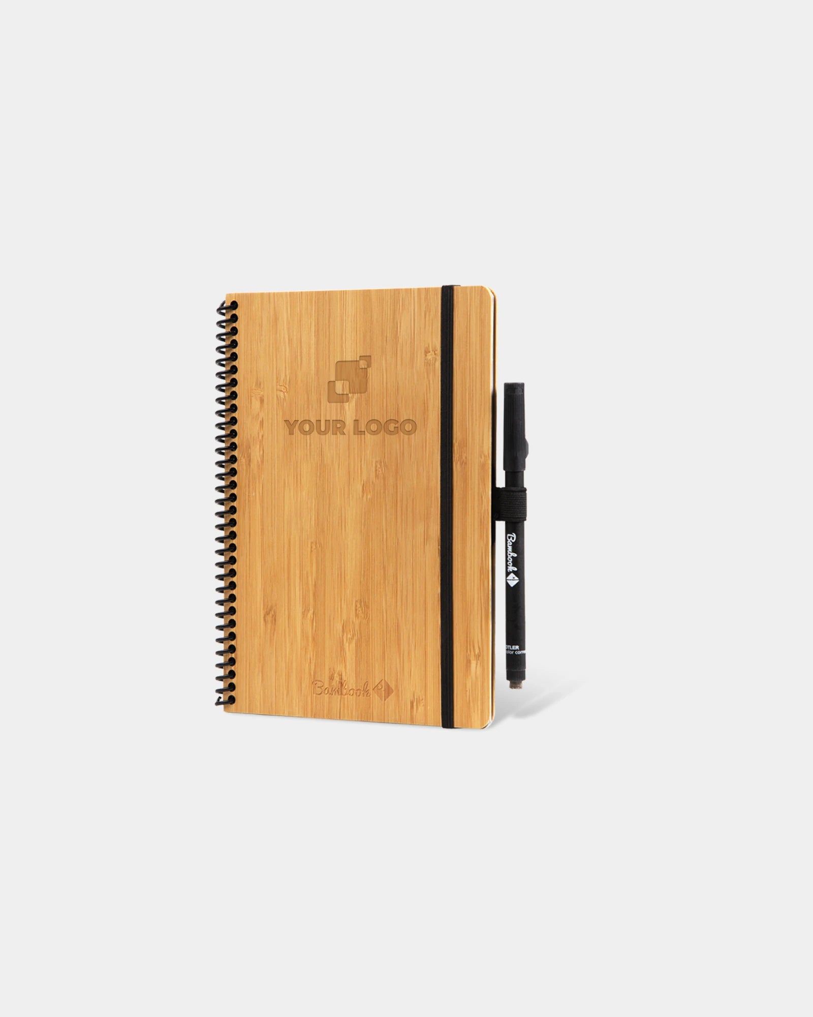 Cahier bambou massif Bambook Classic A4 à personnaliser - Bambou Naturel