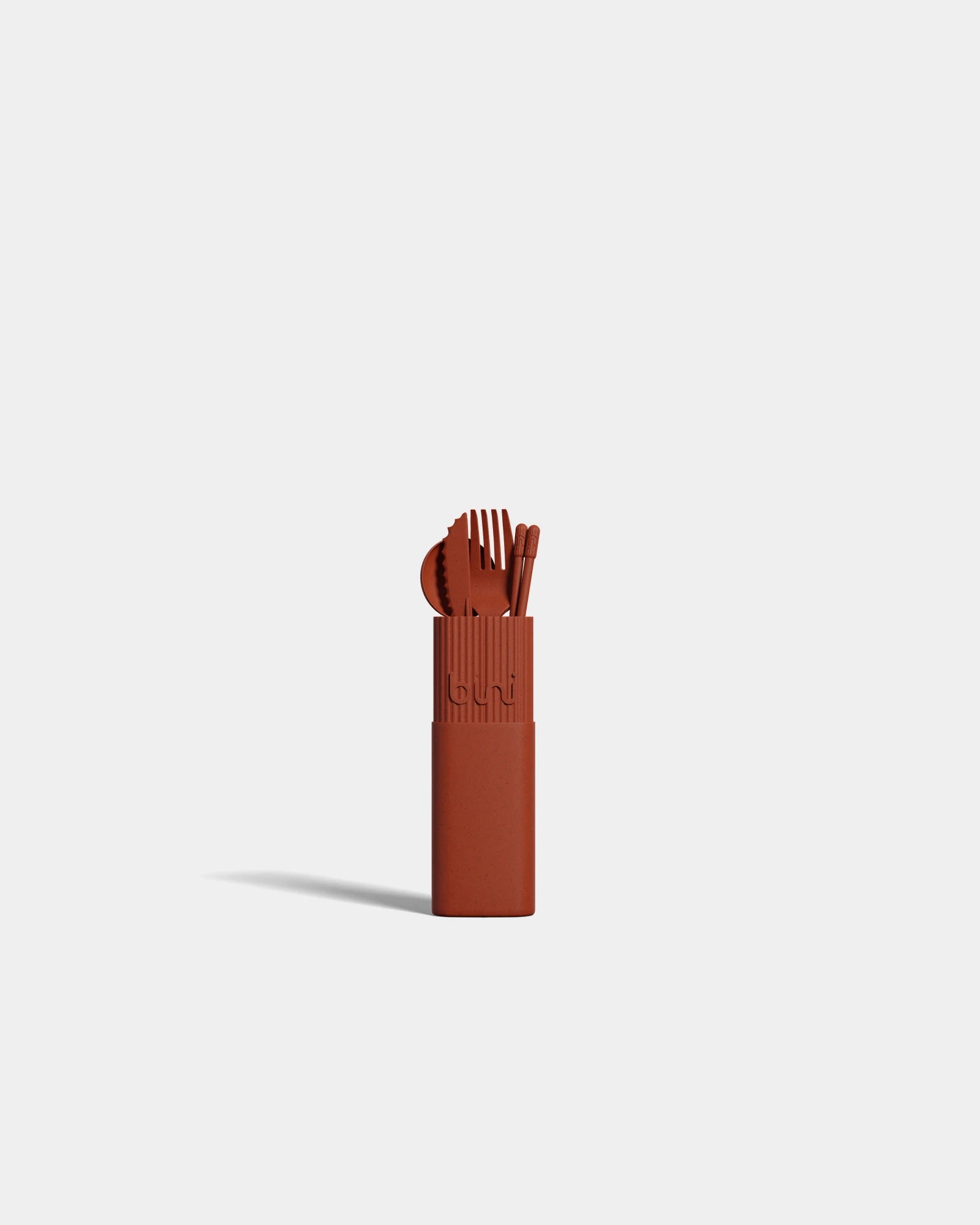 Kit de couverts bio-composite à personnaliser - Terracotta