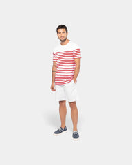 T-shirt marin col rond homme à personnaliser