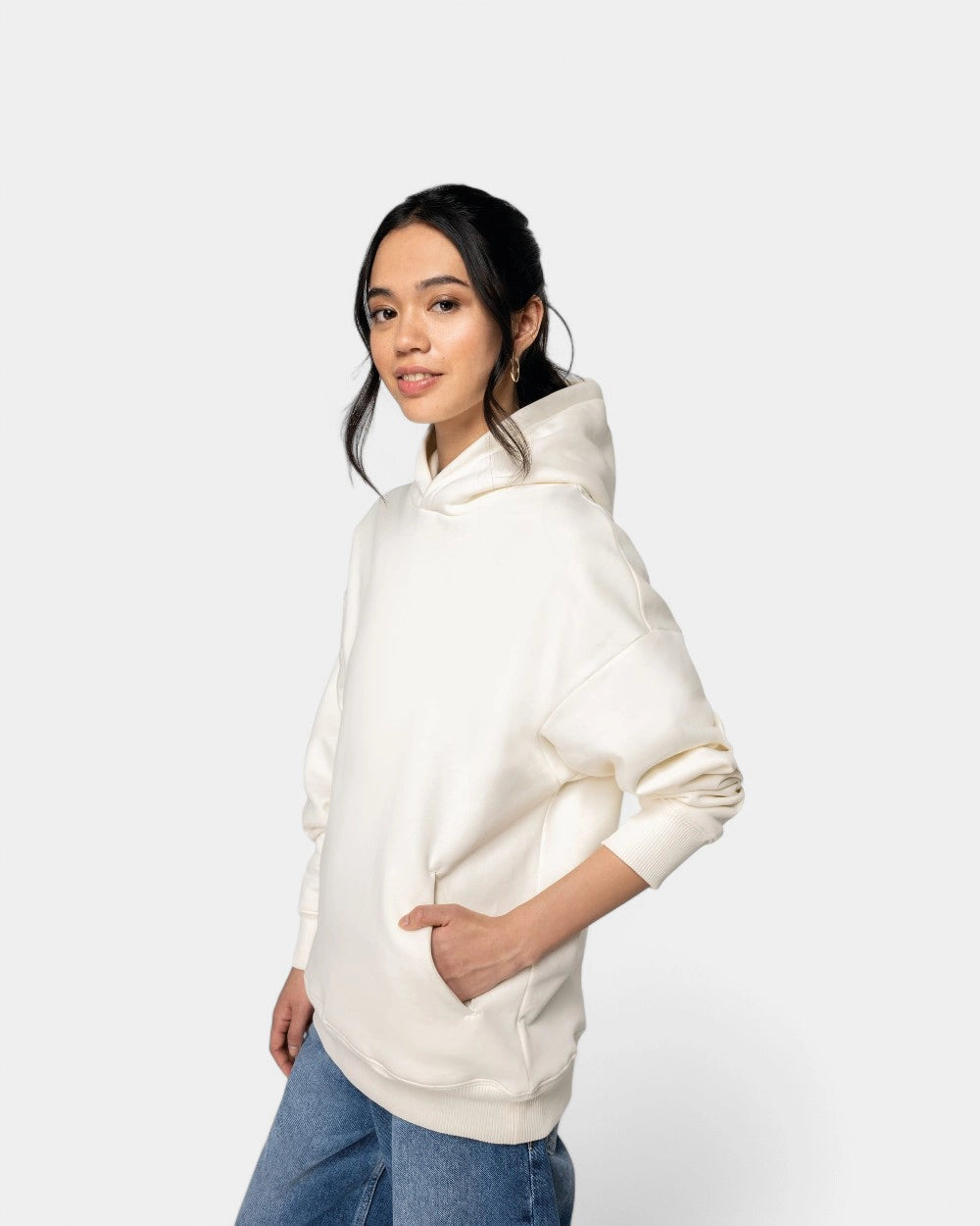 Sweat-shirt à capuche oversize unisexe à personnaliser