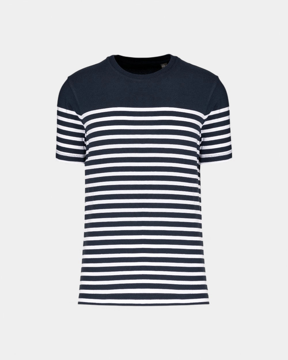T-shirt marin col rond homme à personnaliser