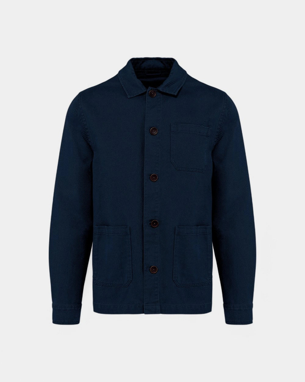 Veste écoresponsable délavée homme à personnaliser