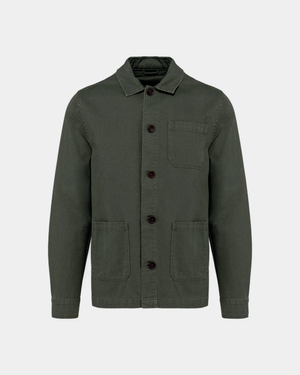 Veste écoresponsable délavée homme à personnaliser
