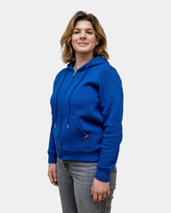 Hoodie femme molletonné zippé à personnaliser