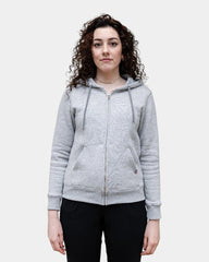 Hoodie femme molletonné zippé à personnaliser