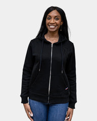 Hoodie femme molletonné zippé à personnaliser