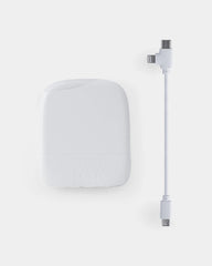 Chargeur/lampe de poche en plastique recyclé à personnaliser