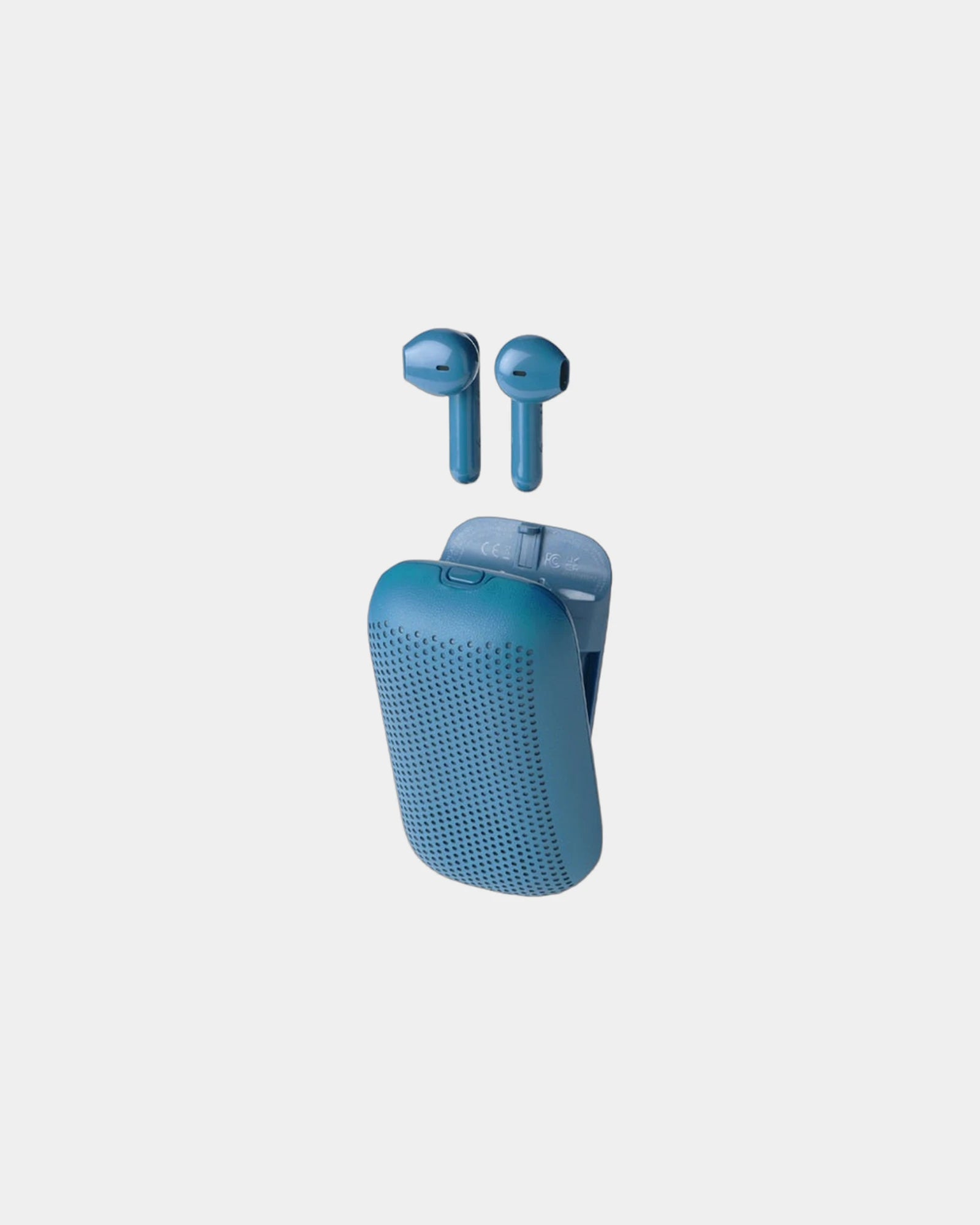 Écouteurs sans fil Lexon Speakerbuds à personnaliser - Blue