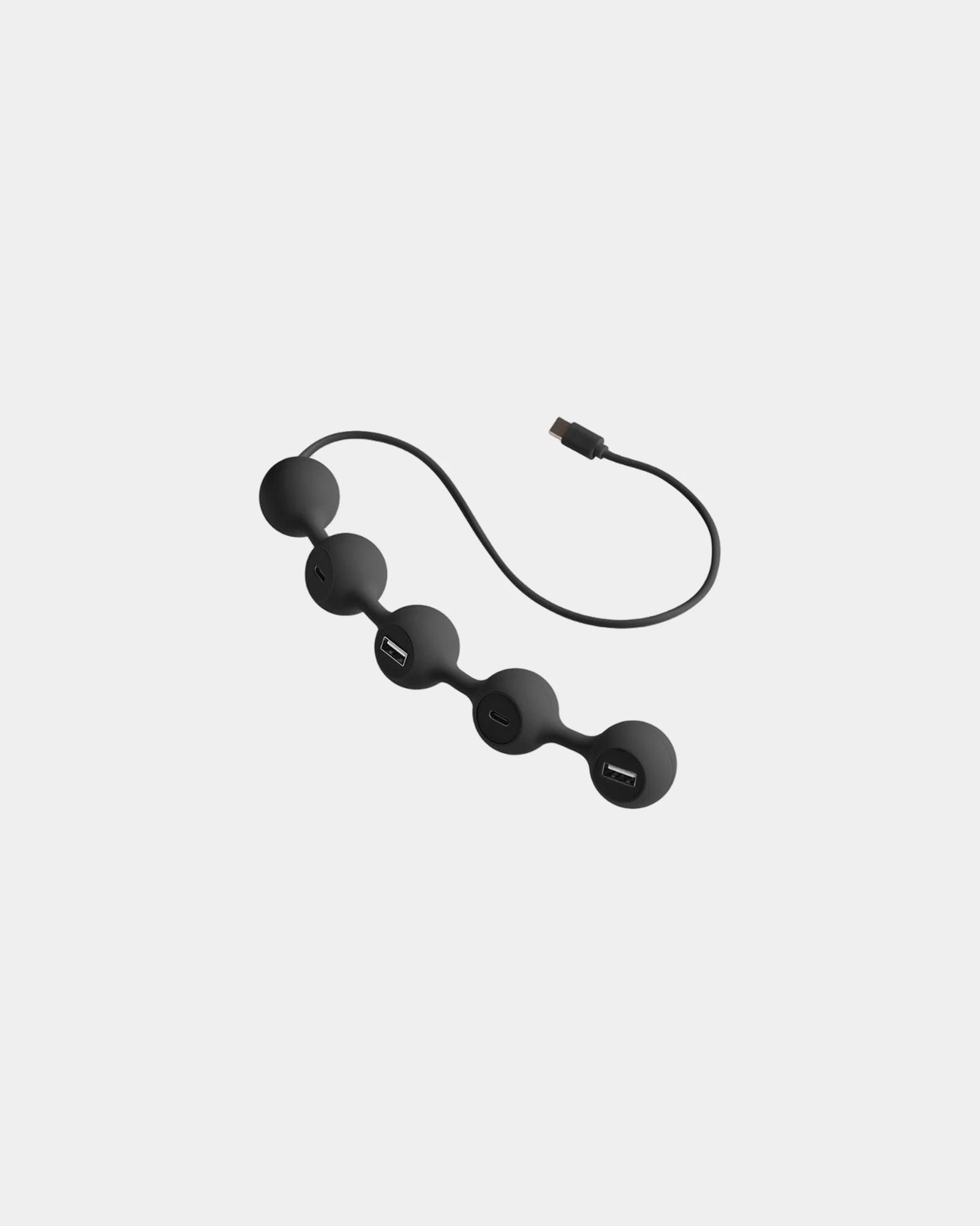 Hub USB-C Lexon Peas Hub-C à personnaliser - Black