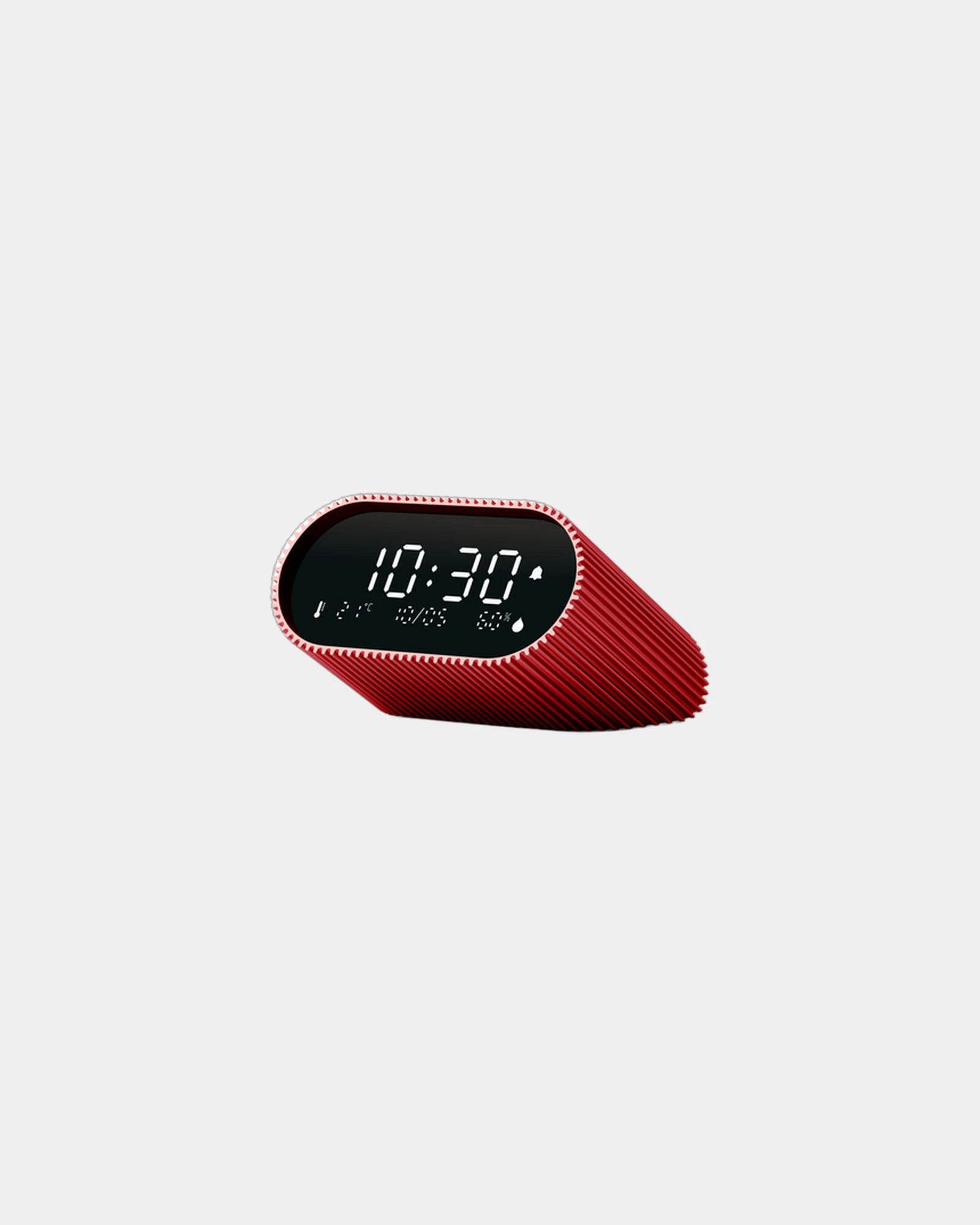 Lampe-réveil aluminium Lexon Ray Clock à personnaliser - 24