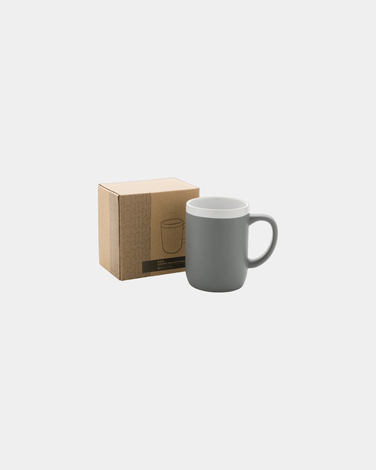 Mug céramique 300ml avec bord blanc à personnaliser - 6