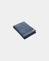 Serviette bain coton recyclé 70x140cm Ukiyo à personnaliser - Bleu