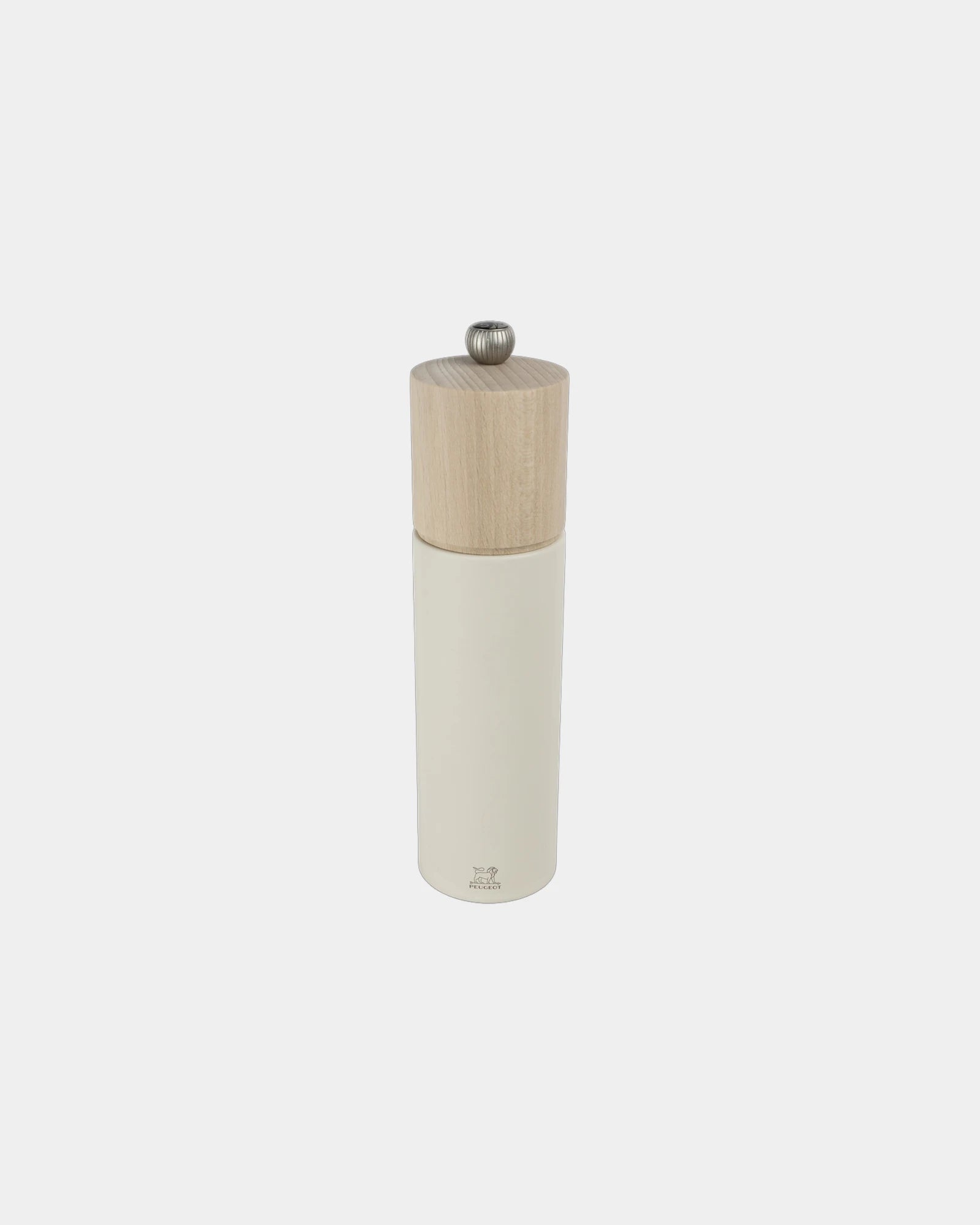 Moulin à poivre bois Peugeot Boreal 21cm à personnaliser - Blanc Plume