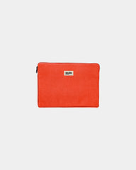 Housse ordinateur coton bio Hindbag Léo 15" à personnaliser - Red