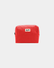 Trousse coton bio GOTS Hindbag Estelle M à personnaliser - Red