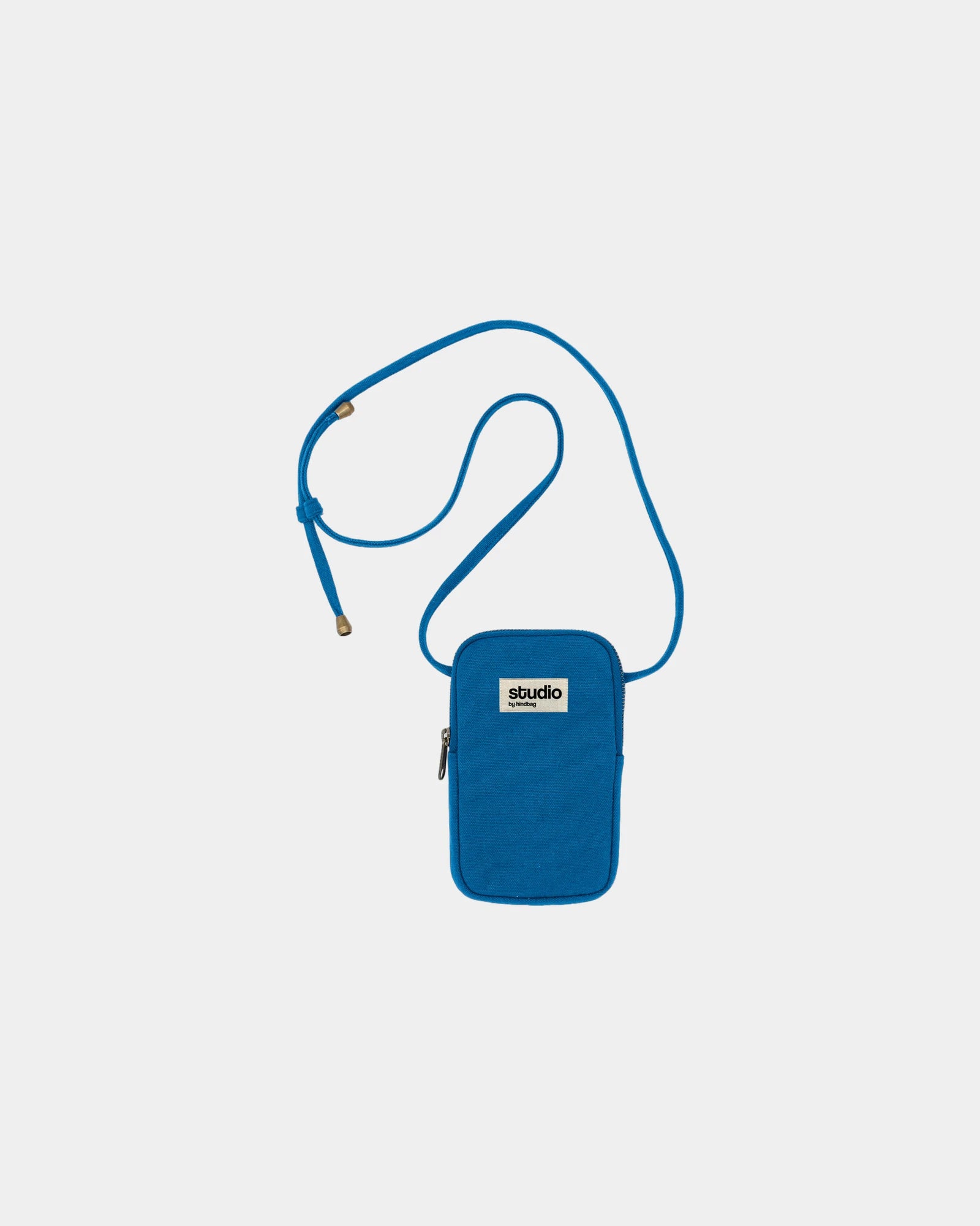 Housse smartphone coton bio Hindbag Théo à personnaliser - Royal Blue