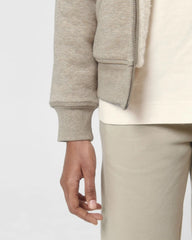 Sweat zippé à capuche doublé en sherpa à personnaliser