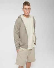 Sweat zippé à capuche doublé en sherpa à personnaliser