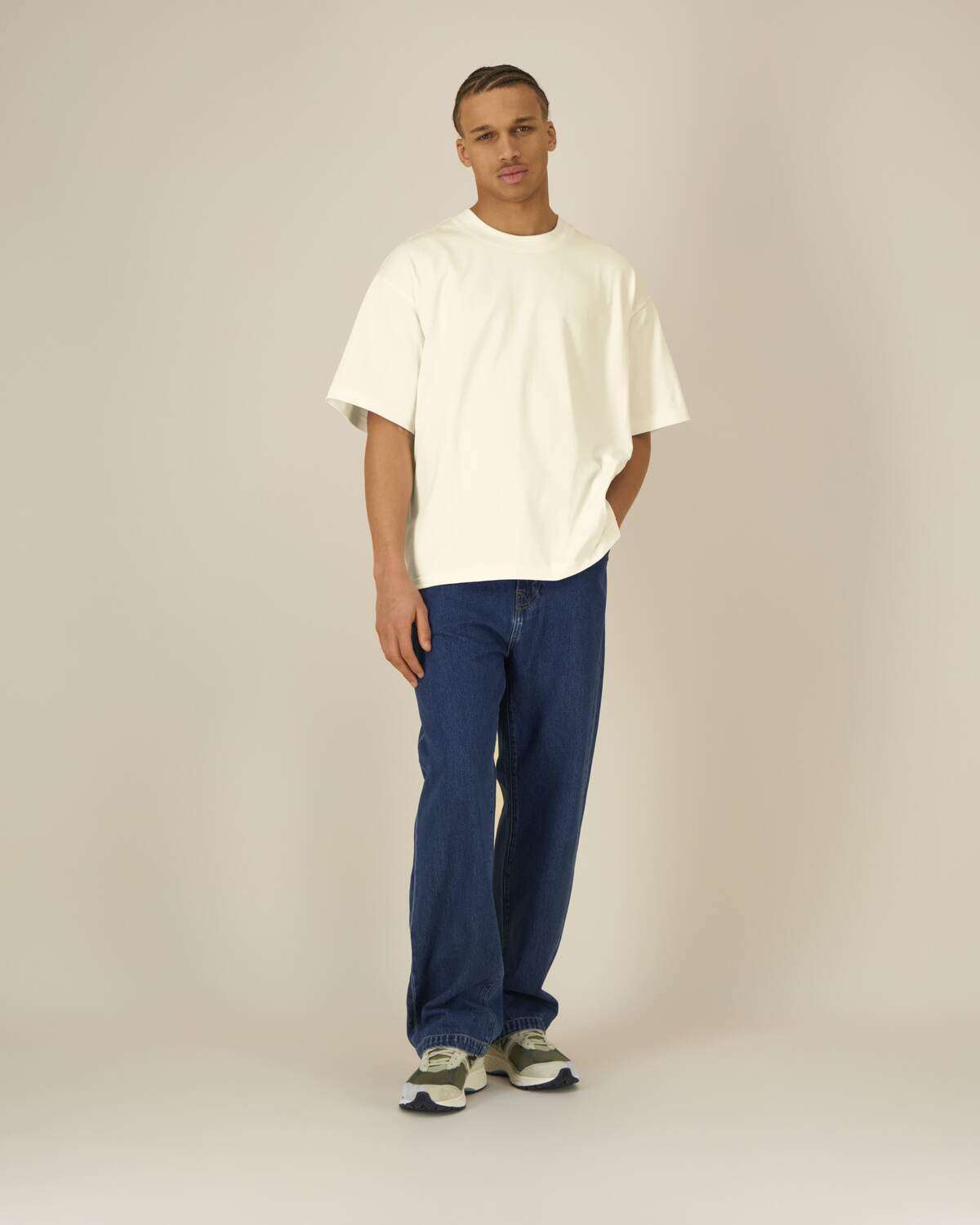T-shirt épais unisexe Asher en coton bio à personnaliser