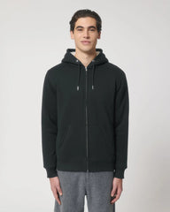 Sweat zippé à capuche doublé en sherpa à personnaliser