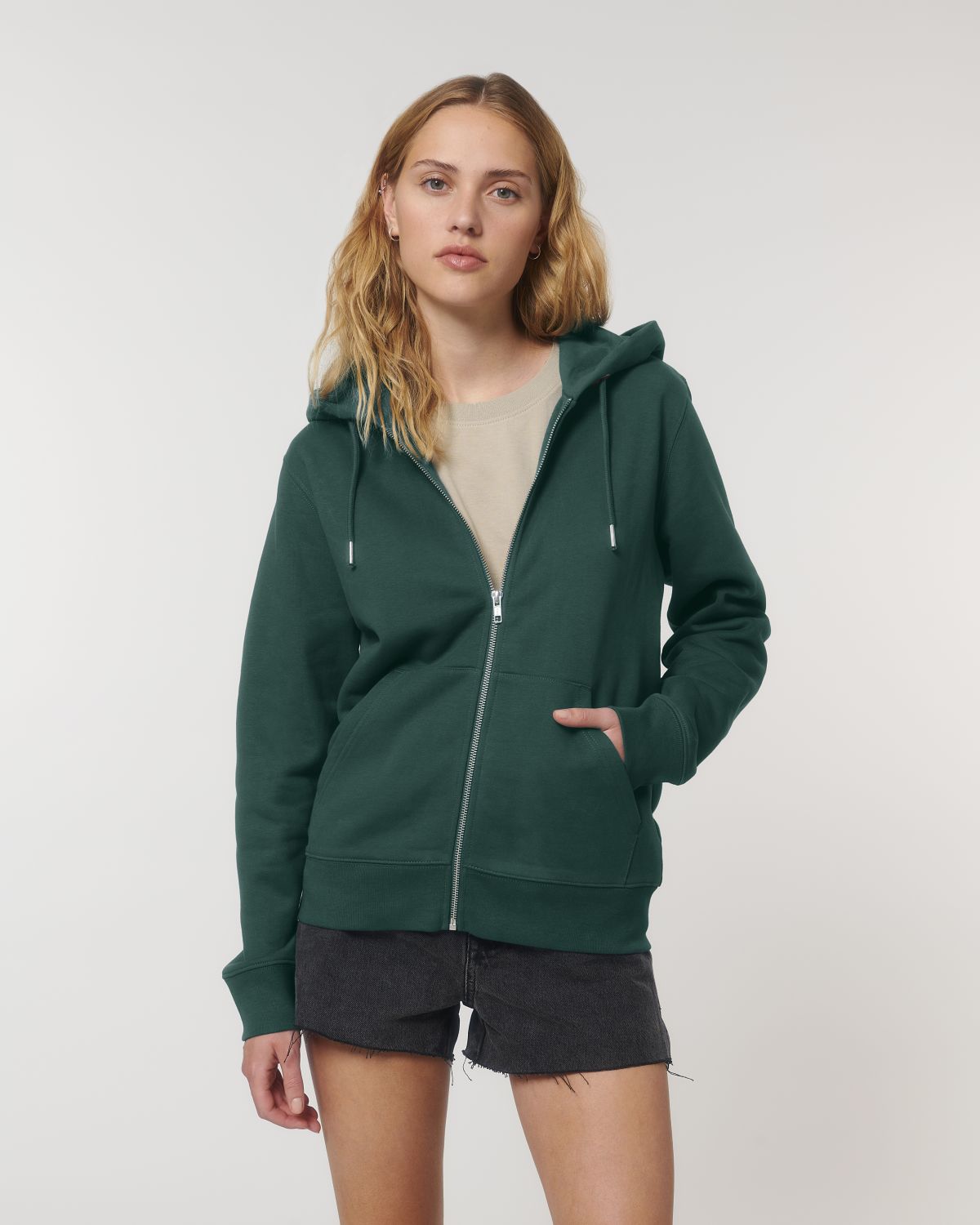 Sweat zippé épais à capuche unisexe personnalisable