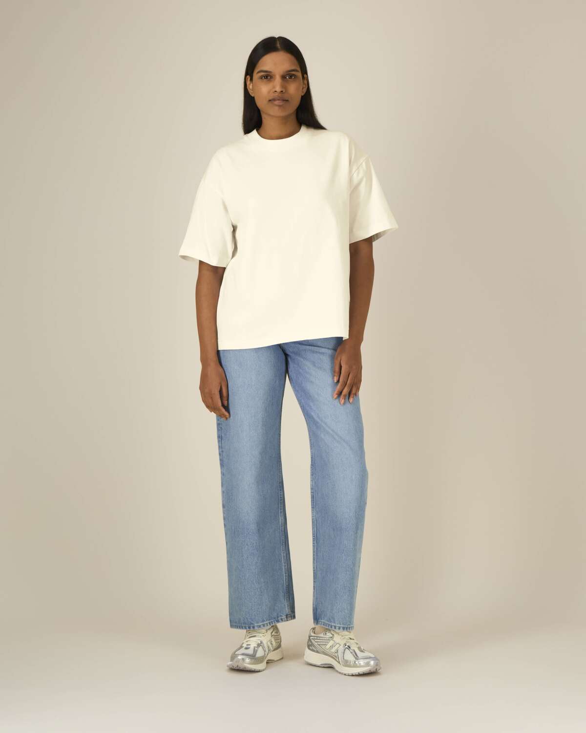 T-shirt épais unisexe Asher en coton bio à personnaliser