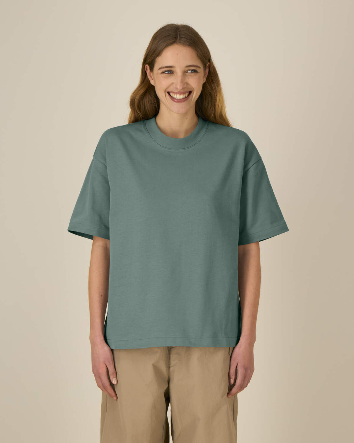 T-shirt épais unisexe Asher en coton bio à personnaliser