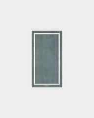 Serviette de plage coton longues fibres 90x170 à personnaliser - Gris