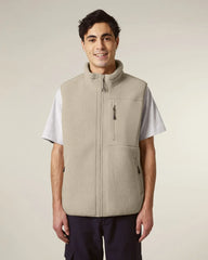 Veste sherpa sans manches unisexe à personnaliser