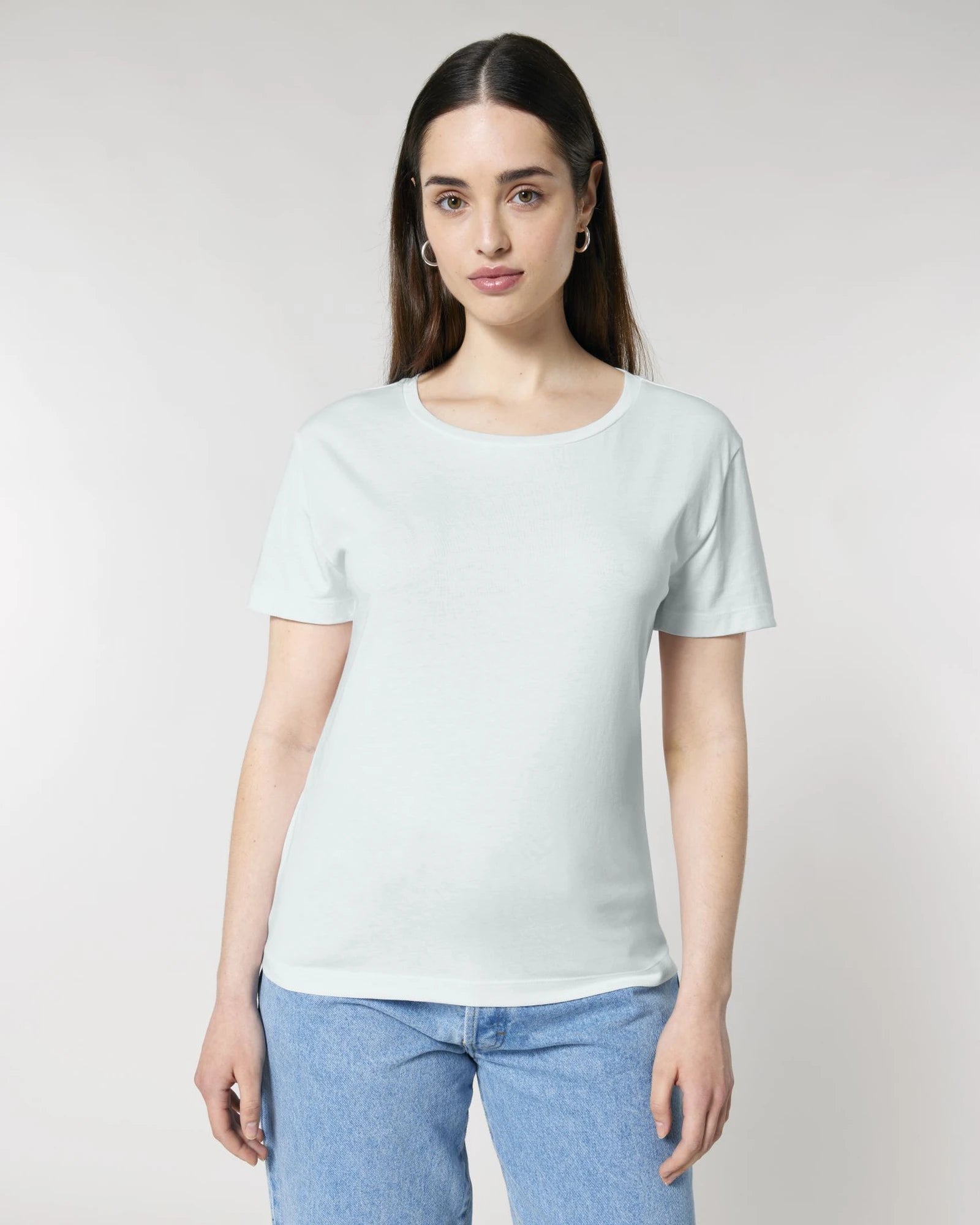 T-shirt coton bio Stanley/Stella Serena à personnaliser - Blue Ice