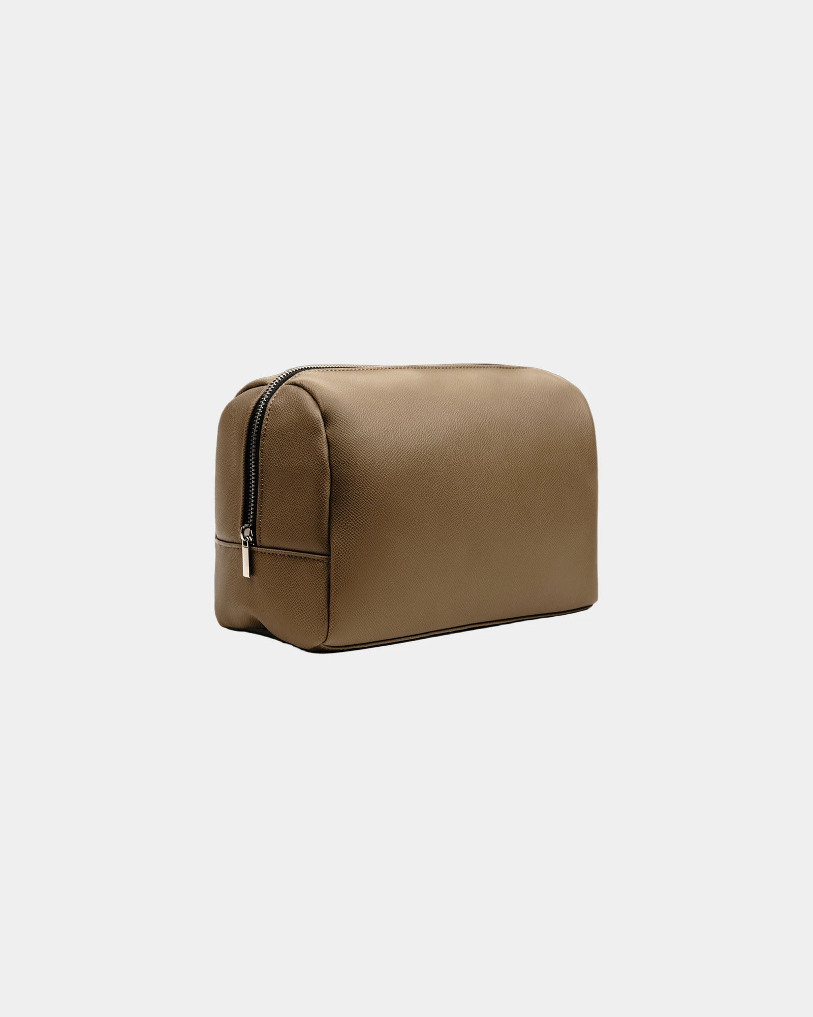 Trousse de toilette PU recyclé Vinga Bermond à personnaliser - Marron