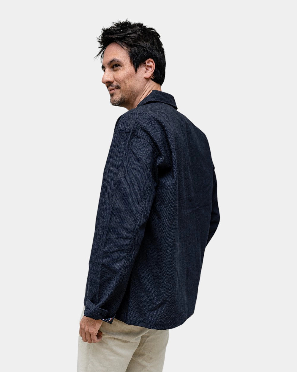 Sur-chemise en toile unisexe à personnaliser