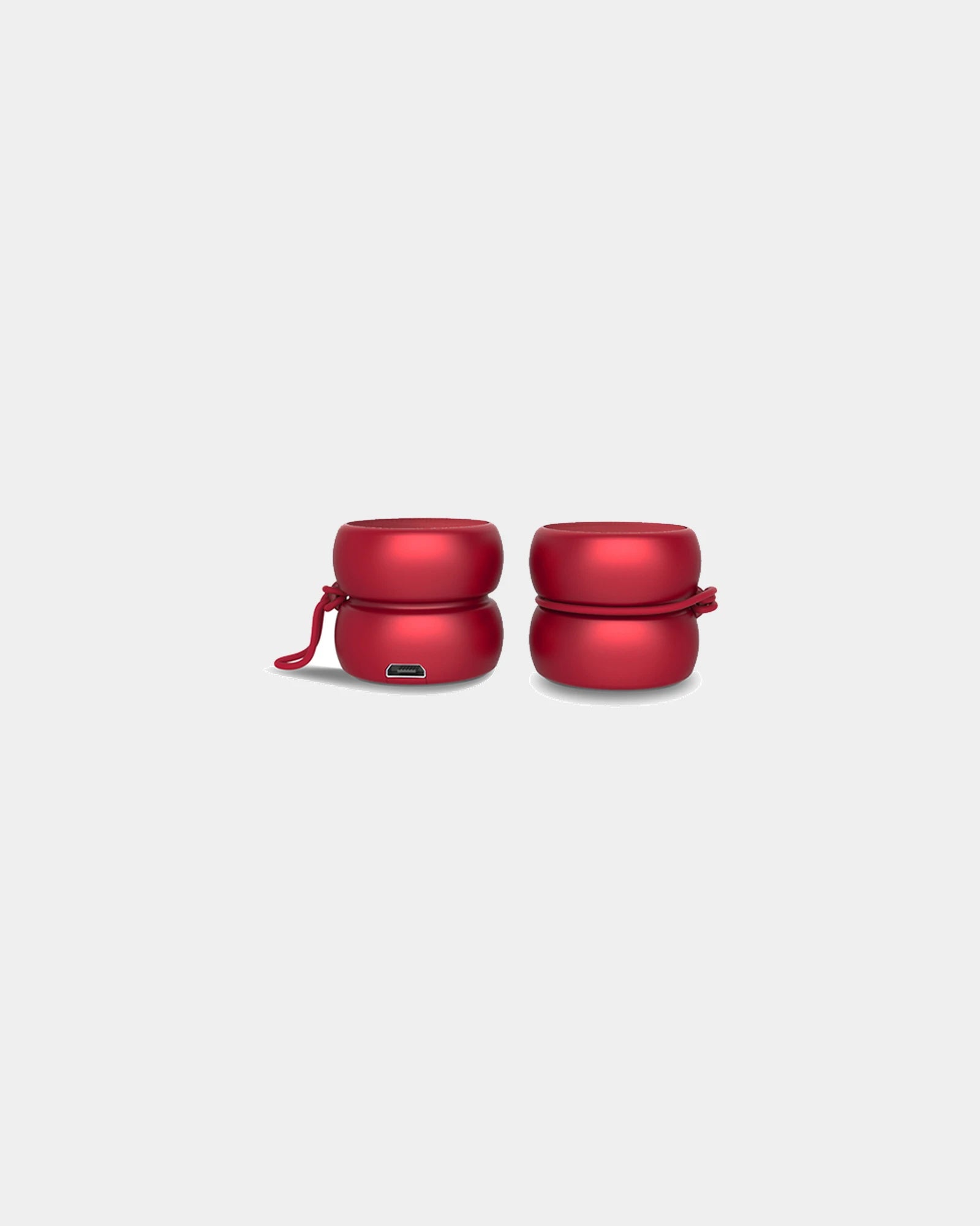Enceinte Bluetooth compacte XOOPAR Yoyo Stereo à personnaliser - Rouge
