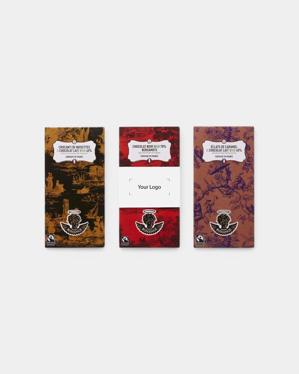 Tablette de chocolat Maison Bonange personnalisable