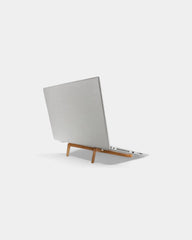 Support ordinateur portable en bambou à personnaliser
