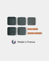 Lunchbox square made in France personnalisable