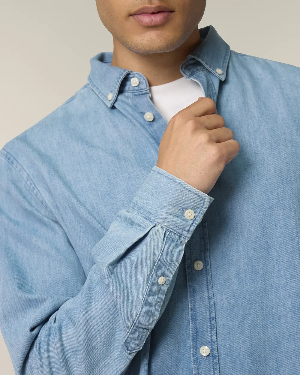 Chemise Stanley Denim à personnaliser