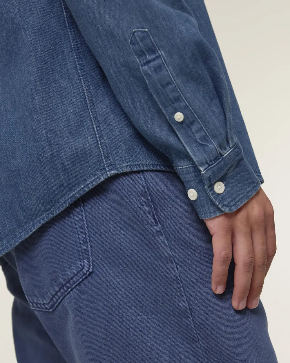 Chemise Stanley Denim à personnaliser