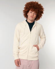 Sweat zippé unisexe personnalisable en coton bio